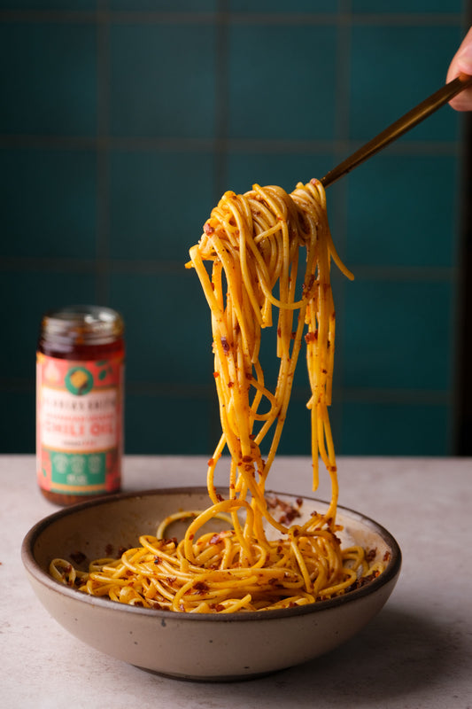 Gloria's Shito Spicy Chili Oil Pasta (Serves Two)